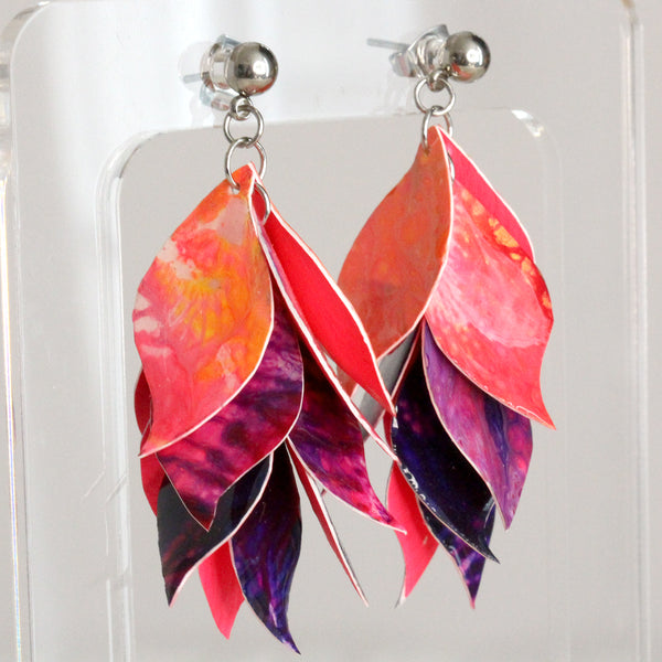 Chandelier Petal Earrings