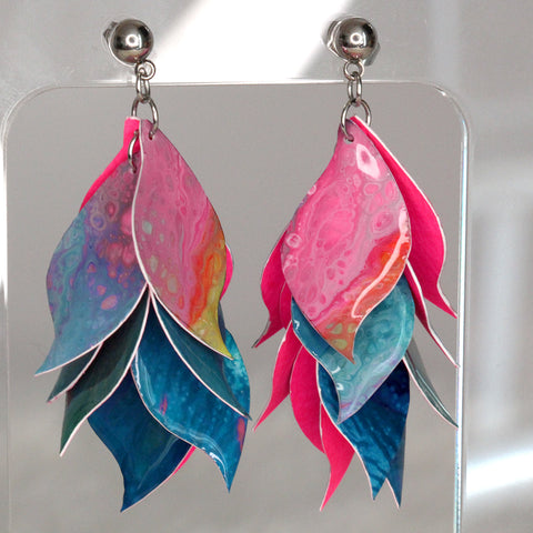 Chandelier Petal Earrings