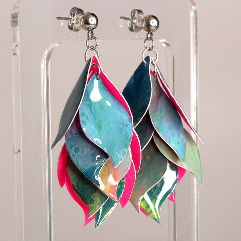 Chandelier Petal Earrings