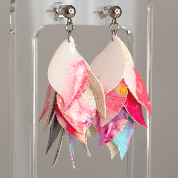 Chandelier Petal Earrings