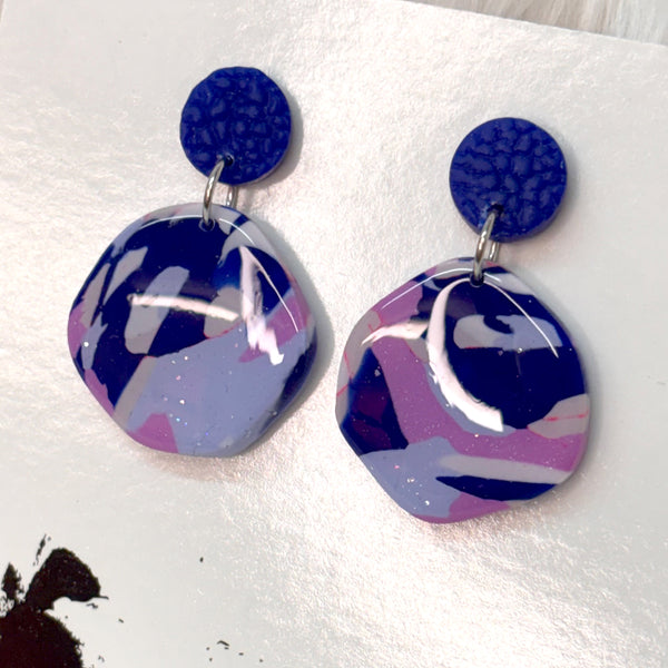 The Athena - Clay Statement Earrings