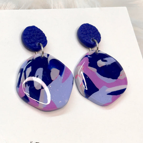 The Athena - Clay Statement Earrings