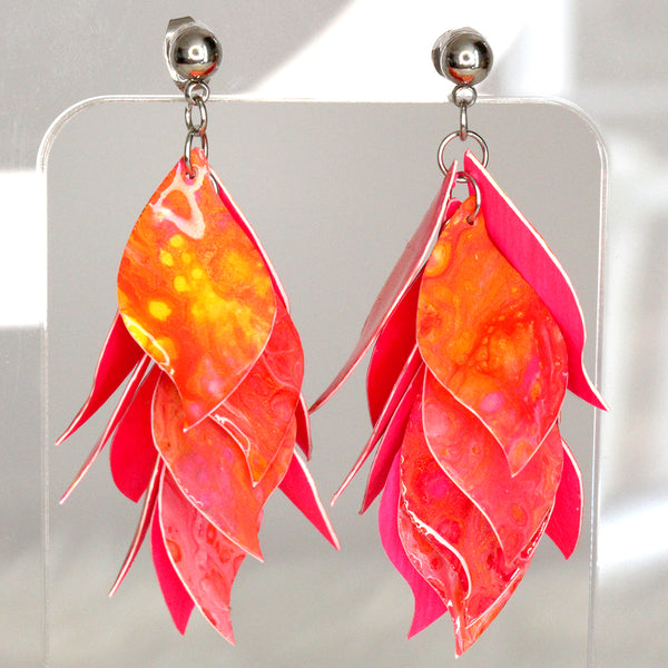 Chandelier Petal Earrings