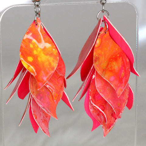 Chandelier Petal Earrings