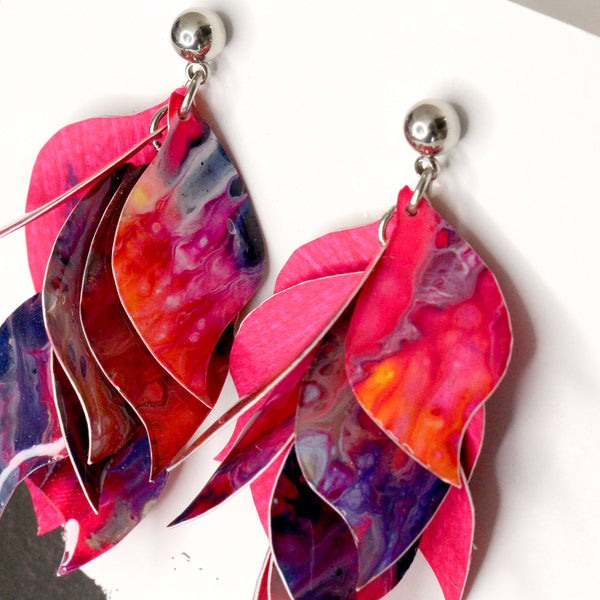 Chandelier Petal Earrings