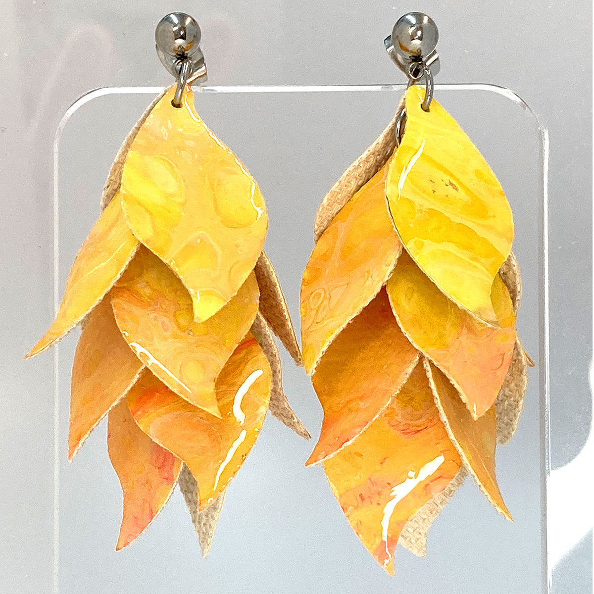 Chandelier Petal Earrings